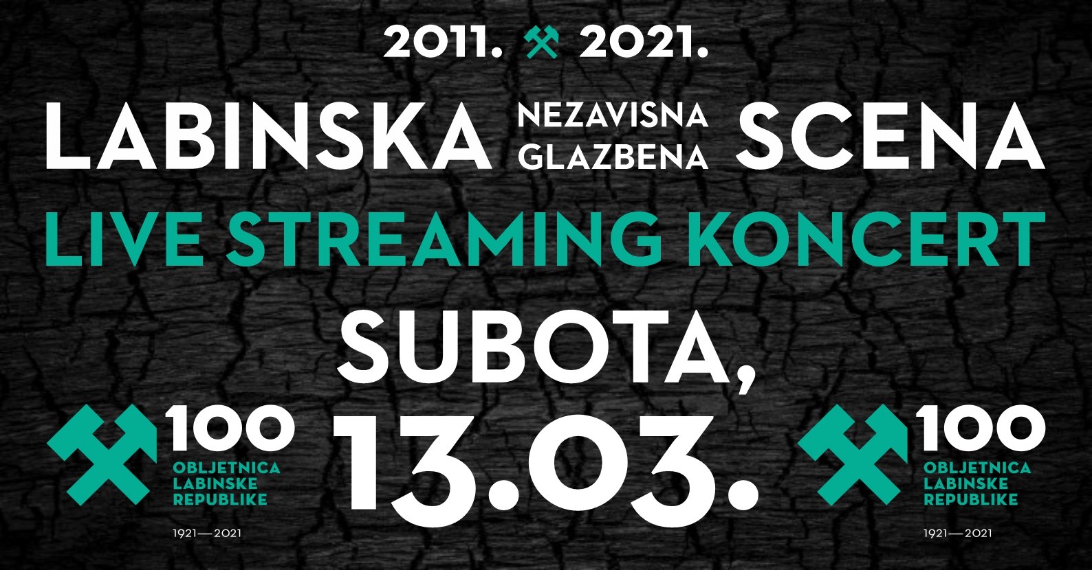 U čast LABINSKIH RUDARA sutra PRVI LIVE STREAMING KONCERT ALTERNATIVNE GLAZBE!